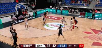次节净胜13分！法国半场狂抢14前场篮板反超6分